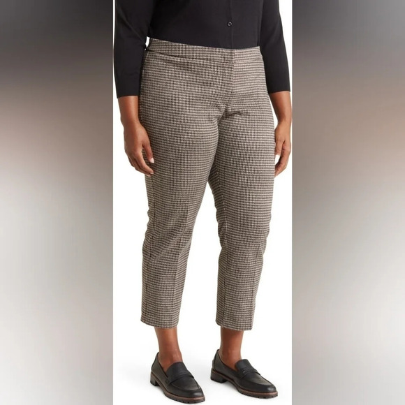 *NWT* Amanda and Chelsea 27 Houndstooth Plaid Pant - Picture 1 of 7